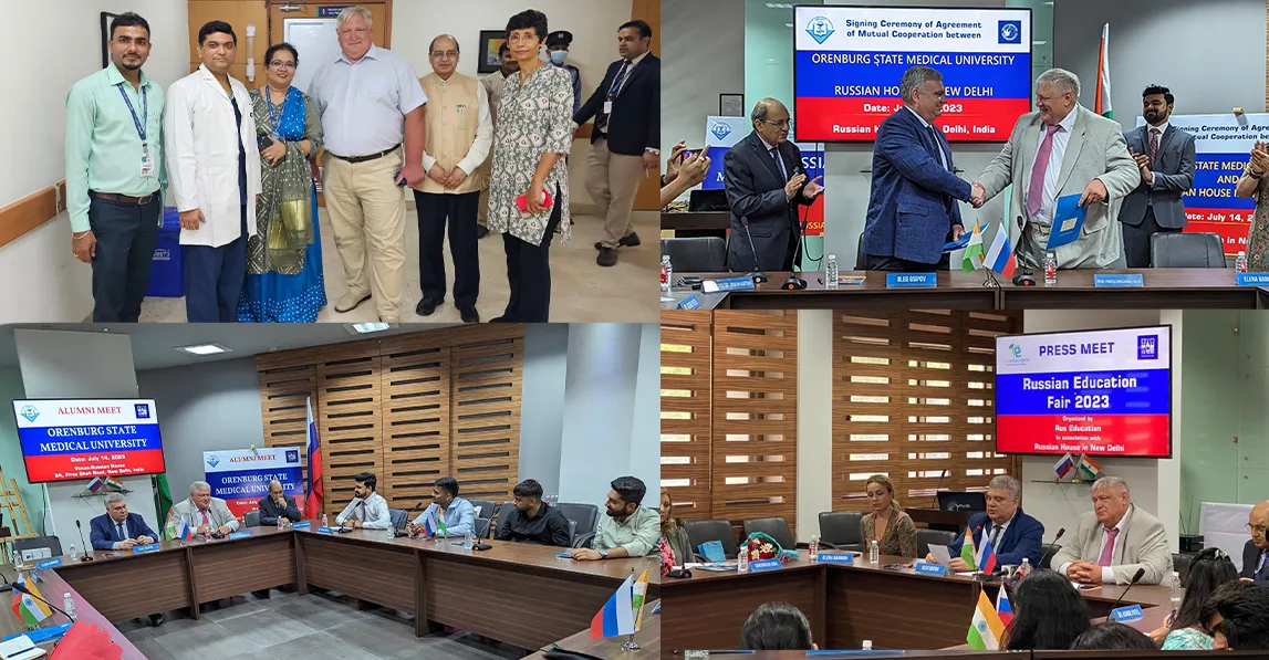 Orenburg State Medical University Rector's Visit Strengthens Educational Ties between India and Russia